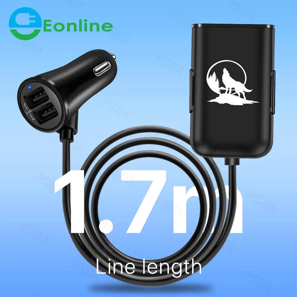 Eonline  USB ,  USB  , 1.7M ͽټ ڵ ̺, QC3.0, 3.1A, 2.4A, 2D, 4 Ʈ